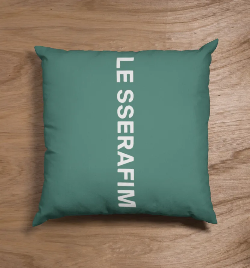 Le Sserafim Sidebar Logo Pillow Case #1 - Image 2